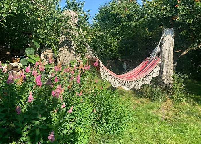 Hébergement de vacances With Recycled Finds Near Nature